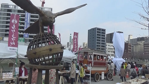 猿猴橋復元の写真