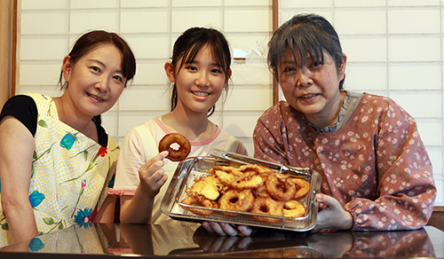 おばあちゃんのドーナツの写真