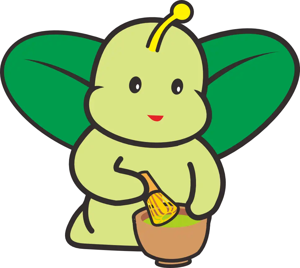 お茶を点てるふうたん"