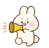 イラスト　ウサギ