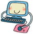 イラスト　パソコン