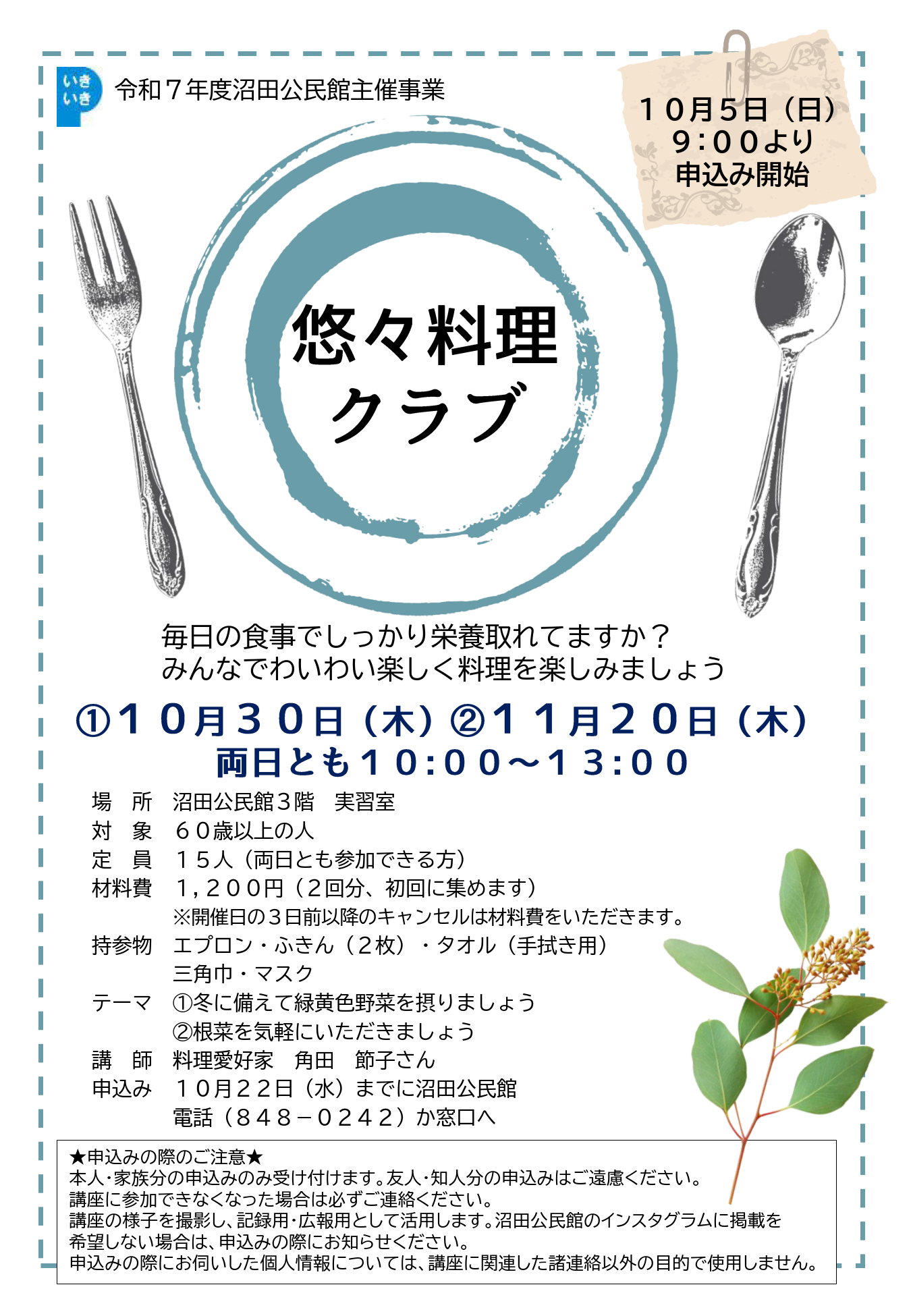 チラシの画像
